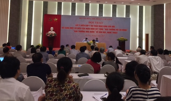 Nên sửa đổi, bổ sung một số điều của Nghị định xét tặng Giải thưởng về Văn học nghệ thuật