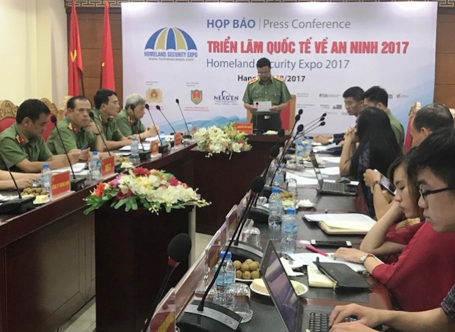 Gần 100 gian hàng tham gia Triển lãm quốc tế về thiết bị an ninh 2017