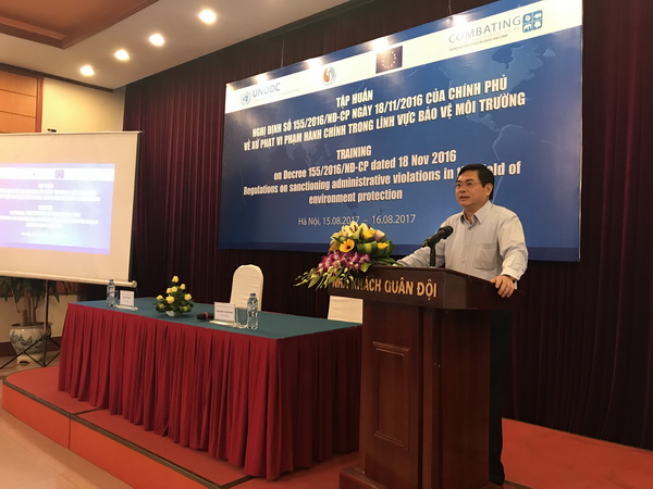 Triển khai Nghị định xử phạt vi phạm hành chính trong lĩnh vực bảo vệ môi trường