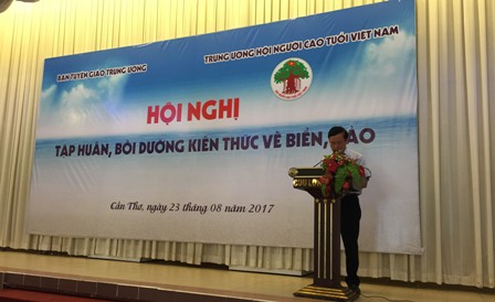 Tập huấn, bồi dưỡng kiến thức biển, đảo cho cán bộ Hội Người cao tuổi Việt Nam