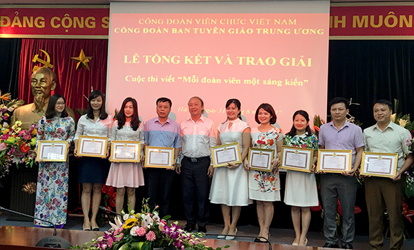 Trao giải Cuộc thi “Mỗi đoàn viên một sáng kiến”