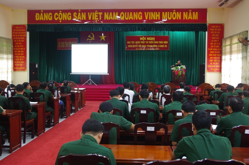 Đảng ủy Quân sự tỉnh Sóc Trăng triển khai thực hiện Nghị quyết Trung ương 5 khóa XII
