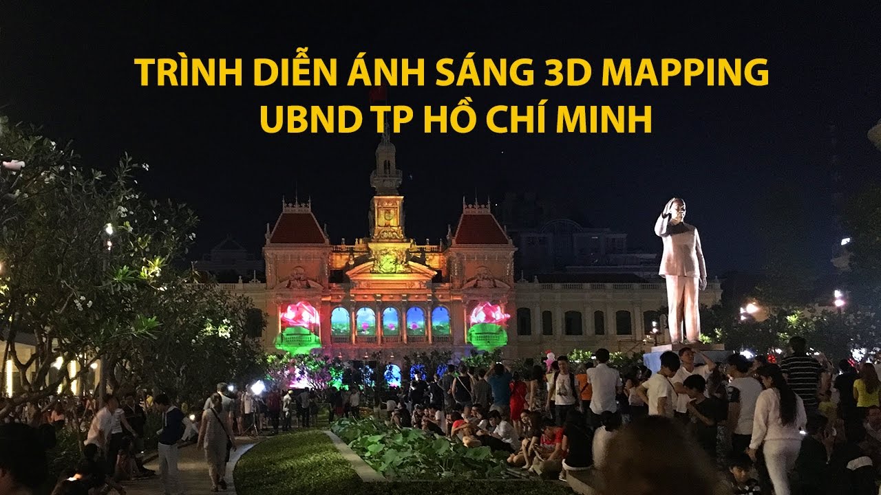 Trình chiếu ánh sáng tại 5 thành phố trực thuộc Trung ương nhân dịp kỷ niệm 50 năm thành lập ASEAN