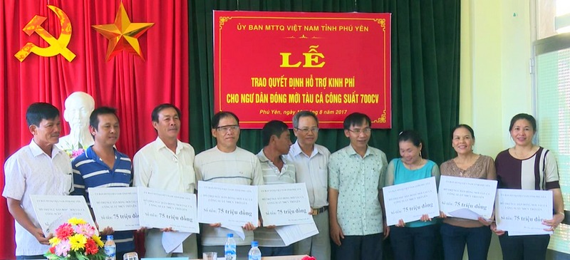 Phú Yên Hỗ trợ hơn 850 triệu đồng cho ngư dân đóng mới tàu cá