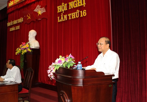 Bình Thuận Thông qua Chương trình hành động triển khai thực hiện Nghị quyết Hội nghị Trung ương 5 khóa XII