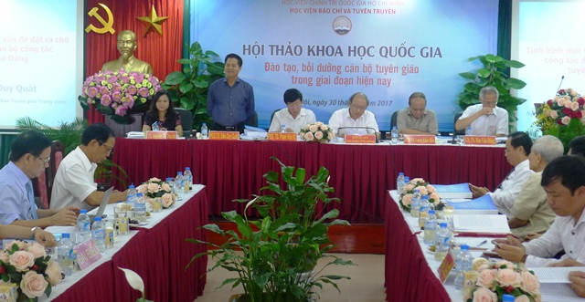 Nâng cao chất lượng, hiệu quả công tác đào tạo, bồi dưỡng cán bộ tuyên giáo