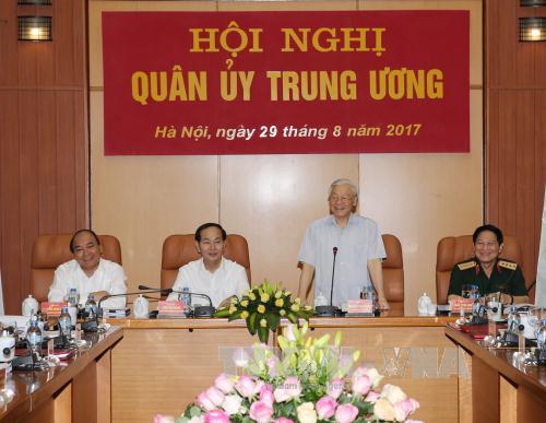 Bảo đảm Quân đội là lực lượng nòng cốt bảo vệ vững chắc độc lập, chủ quyền, thống nhất, toàn vẹn lãnh thổ