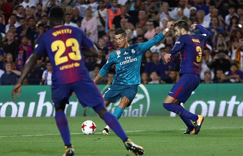 Siêu cúp Tây Ban Nha Real Madrid giành chiến thắng áp đảo trước Barcelona