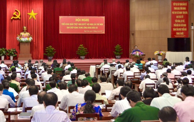Kiên Giang quán triệt, triển khai nghị quyết Trung ương 5 khóa XII