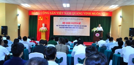 Đảng ủy Trung ương Đoàn tổ chức Hội nghị chuyên đề học tập, quán triệt Nghị quyết Trung ương 5 khóa XII