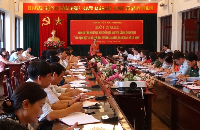 Hải Phòng Sơ kết một năm thực hiện Chỉ thị 05-CT TW của Bộ Chính trị
