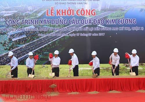 TP Hồ Chí Minh Gần 500 tỷ đồng xây dựng cầu qua đảo Kim Cương