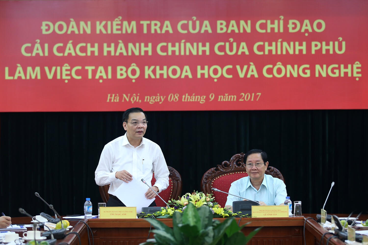 Bộ Khoa học và Công nghệ đứng thứ 3 về cải cách hành chính