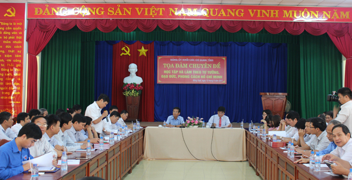Đảng bộ Khối các cơ quan tỉnh Bình Phước Đẩy mạnh học tập và làm theo gương Bác