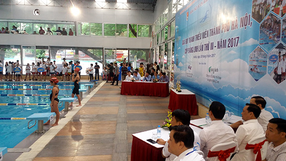 Khai mạc Giải bơi Thanh thiếu niên thành phố Hà Nội cúp Bằng Linh lần thứ III