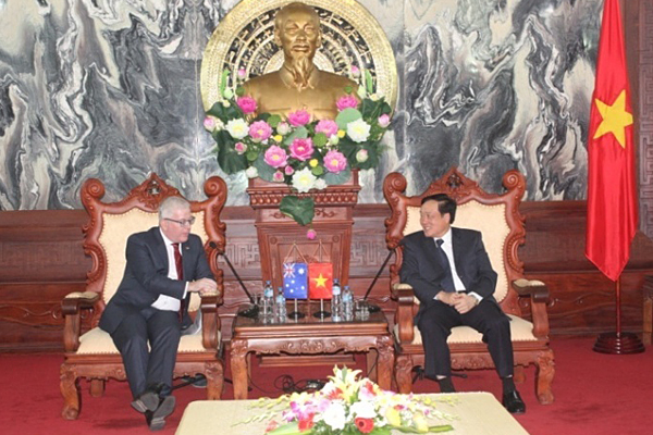 Chánh án Tòa án nhân dân tối cao tiếp xã giao Đại sứ đặc mệnh toàn quyền Úc tại Việt Nam