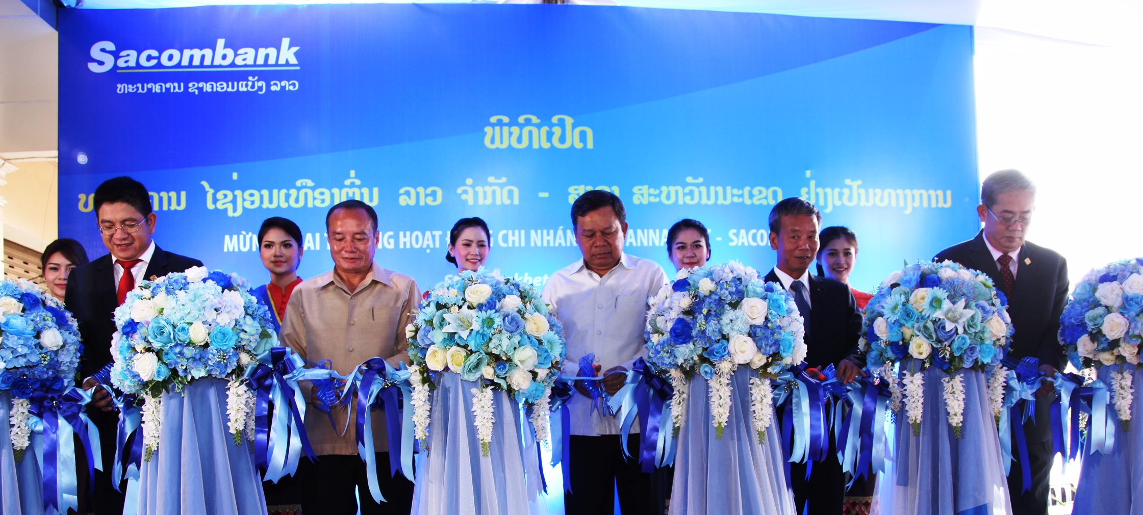 Sacombank đồng hành cùng sự phát triển kinh tế Lào