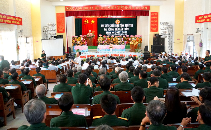 Đại hội đại biểu Hội Cựu Chiến binh tỉnh Phú Yên lần thứ VI, nhiệm kỳ 2017-2022