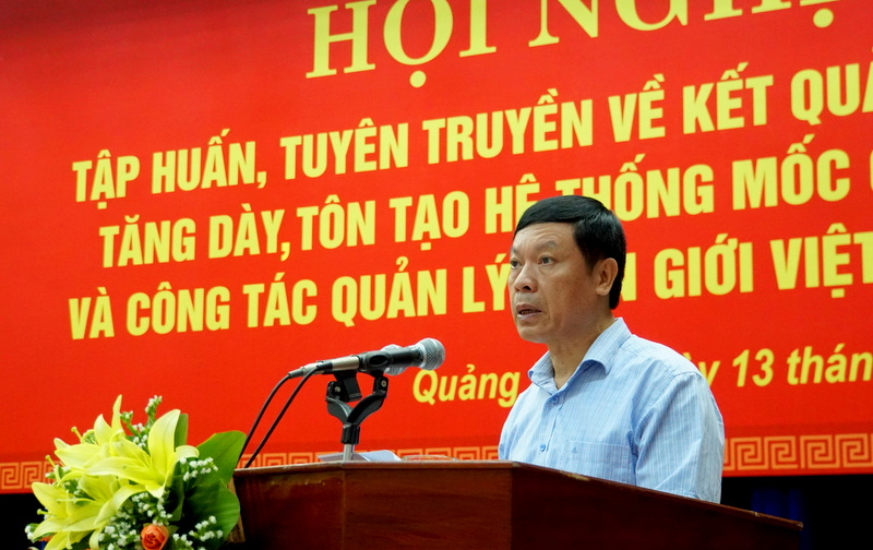 Đẩy mạnh tuyên truyền về công tác tăng dày, tôn tạo hệ thống mốc quốc giới Việt Nam-Lào