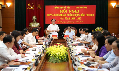 Hà Nội – Phú Thọ Đẩy mạnh hợp tác toàn diện trên các lĩnh vực