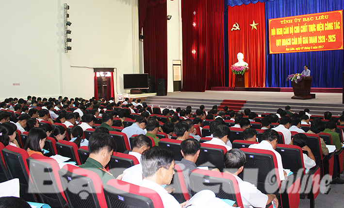 Hội nghị cán bộ chủ chốt thực hiện công tác quy hoạch cán bộ giai đoạn 2020 - 2025