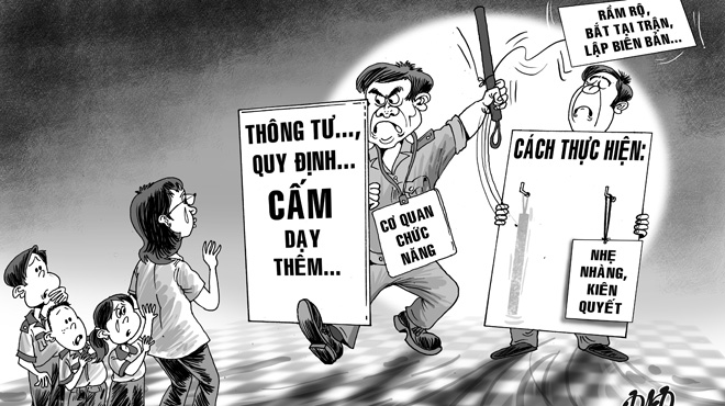 Có cấm được dạy thêm