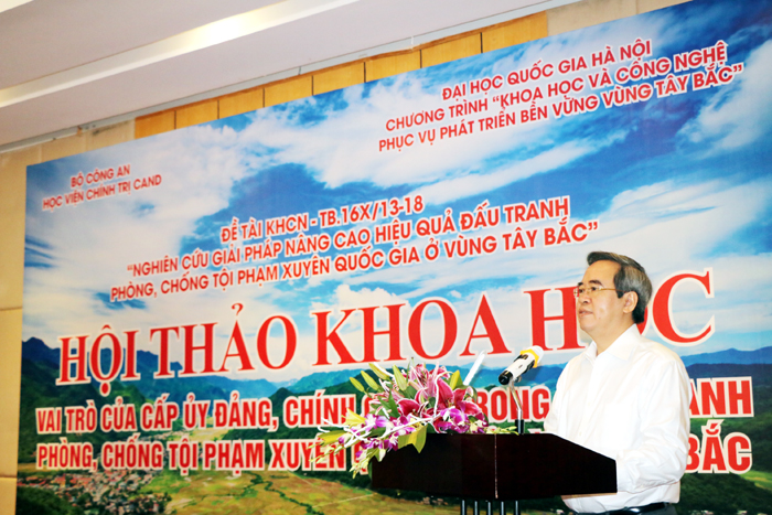 Nâng cao vai trò cấp ủy đảng, chính quyền các cấp trong đấu tranh phòng, chống tội phạm xuyên quốc gia ở vùng Tây Bắc