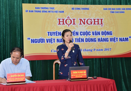 Đẩy mạnh tuyên truyền Cuộc vận động “Người Việt Nam ưu tiên dùng hàng Việt Nam”