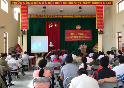 Tăng cường tuyên truyền, vận động toàn dân tham gia bảo đảm trật tự an toàn giao thông