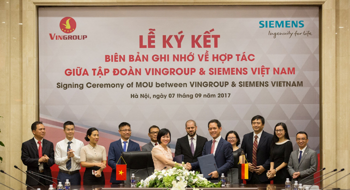 Vingroup và Siemens đẩy mạnh hợp tác trong nhiều lĩnh vực