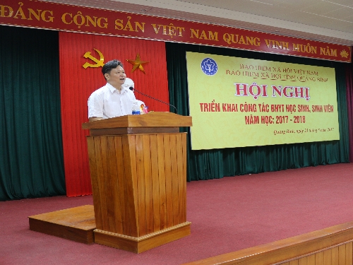 Năm học 2017-2018 Quảng Bình phấn đấu 100 học sinh, sinh viên có bảo hiểm y tế