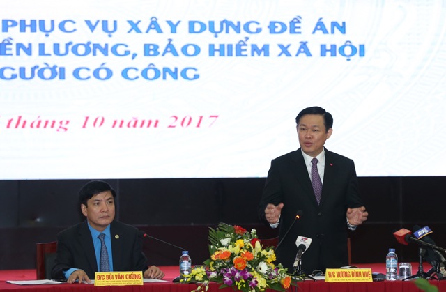 Khảo sát về chính sách tiền lương, bảo hiểm xã hội và ưu đãi người có công tại Tổng LĐLĐ Việt Nam