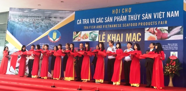 Khai mạc Hội chợ cá tra và các sản phẩm thủy sản Việt Nam