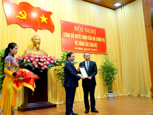Đồng chí Trương Quang Nghĩa làm Bí thư Thành ủy Đà Nẵng