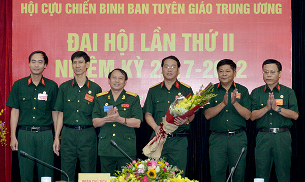 Đại hội Hội Cựu chiến binh Ban Tuyên giáo Trung ương nhiệm kỳ 2017 - 2022
