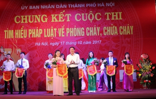 Hà Nội Chung kết cuộc thi Tìm hiểu pháp luật về phòng cháy, chữa cháy