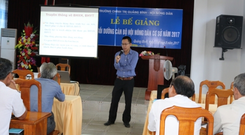 Quảng Bình Tăng cường vai trò, trách nhiệm của Hội Nông dân trong việc tuyên truyền chính sách bảo hiểm