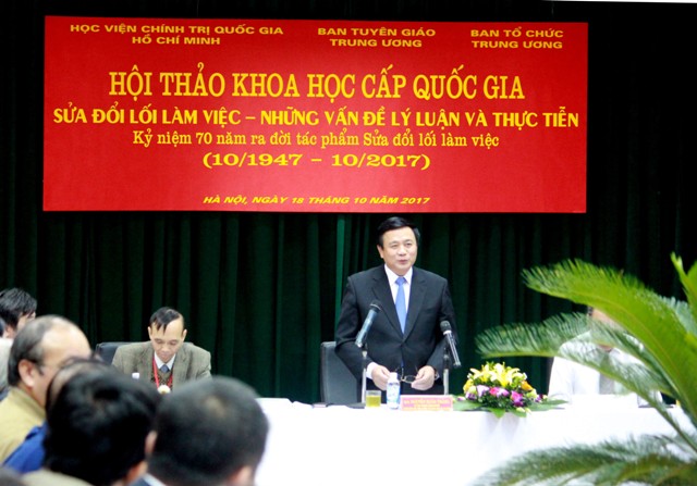 “Sửa đổi lối làm việc” - văn kiện quan trọng chỉ đạo công tác xây dựng, chỉnh đốn Đảng
