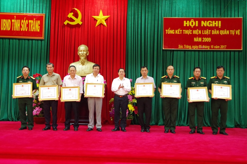 Sóc Trăng Thực hiện hiệu quả Luật Dân quân tự vệ giai đoạn 2009 - 2017