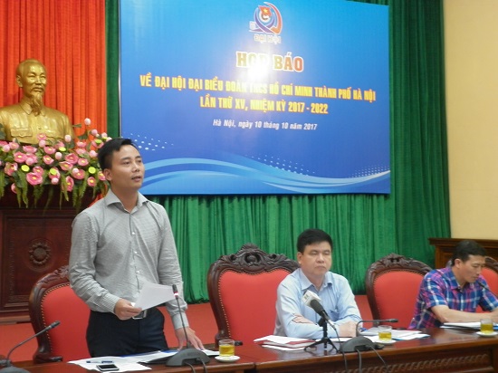 450 đại biểu tham dự Đại hội Đại biểu Đoàn TNCS Hồ Chí Minh thành phố Hà Nội lần thứ XV