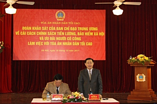 Nghiên cứu chế độ chính sách tiền lương phù hợp với đặc thù của ngành tòa án