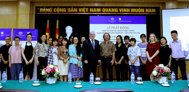 Phát động Cuộc thi thiết kế Logo kỷ niệm 45 năm quan hệ Ngoại giao Australia và Việt Nam
