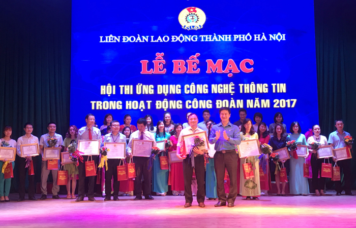 Hội thi Ứng dụng công nghệ thông tin trong hoạt động công đoàn năm 2017