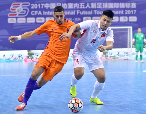 Đội tuyển futsal Việt Nam giành hạng ba Giải quốc tế CAF - 2017