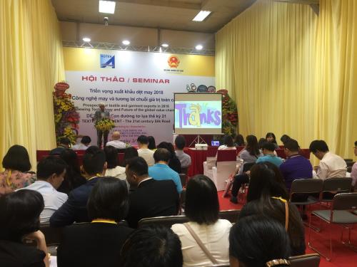 “Triển vọng xuất khẩu dệt may năm 2018 và tương lai chuỗi giá trị toàn cầu”