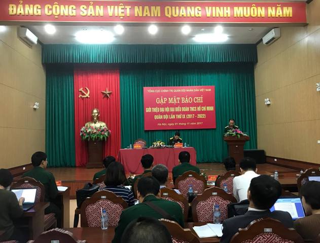 450 đại biểu dự Đại hội đại biểu Đoàn TNCS Hồ Chí Minh Quân đội lần thứ IX