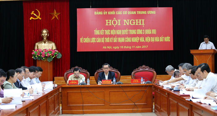 Đảng ủy Khối các cơ quan Trung ương tổng kết thực hiện Nghị quyết Trung ương 3 khóa VIII