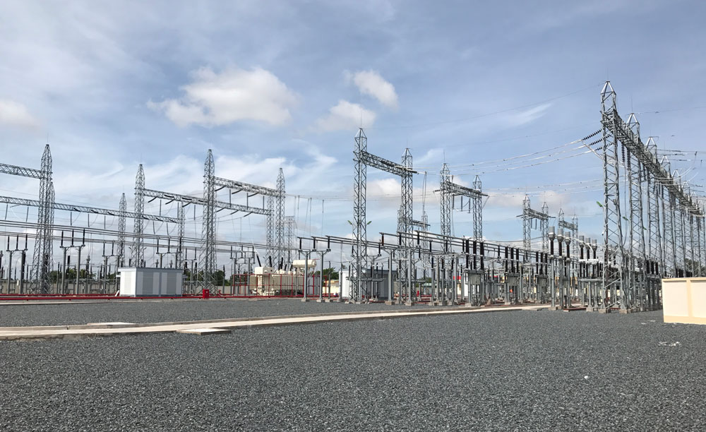 Tổng công ty Điện lực miền Nam đóng điện TBA 220 kV Long Xuyên 2 và đường dây đấu nối