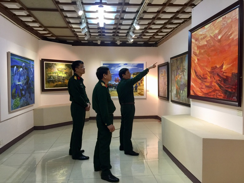 Triển lãm mỹ thuật đề tài “Lực lượng vũ trang - Chiến tranh cách mạng”