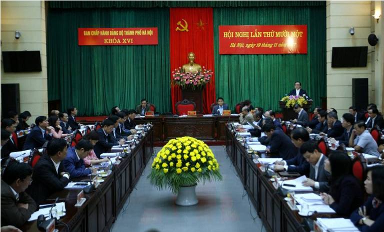 Hội nghị lần thứ 11 Ban Chấp hành Đảng bộ Thành phố Hà Nội khóa XVI